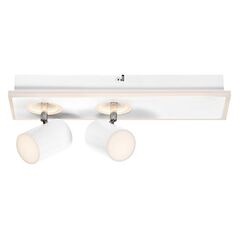 Spot led dublu ajustabil ledvance decor mars, 29w, 3100 lm, lumina calda (3000k), ip20, 408mm, alb, clasa energetica f,  Spoturi aplicate | electropc.ro