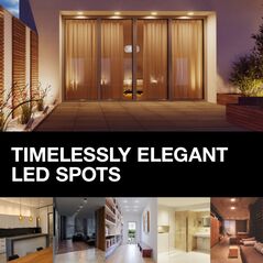 Spot led incastrat ledvance recess downlight slim, 22w, 2000 lm, lumina calda (3000k), Ø22.5cm, alb,  Aplice de exterior | electropc.ro