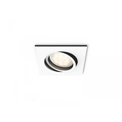 Spot led incastrat philips hue milliskin, bluetooth, gu10, 5w (50w), 350 lm, lumina alba (2200-6500k), ip20, 9cm, alb,  Aplice de exterior | electropc.ro