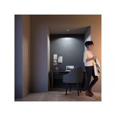 Spot led incastrat philips hue milliskin, bluetooth, gu10, 5w (50w), 350 lm, lumina alba (2200-6500k), ip20, 9cm, alb,  Aplice de exterior | electropc.ro