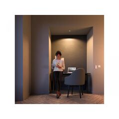 Spot led incastrat philips hue milliskin, bluetooth, gu10, 5w (50w), 350 lm, lumina alba (2200-6500k), ip20, 9cm, argintiu,  Aplice de exterior | electropc.ro