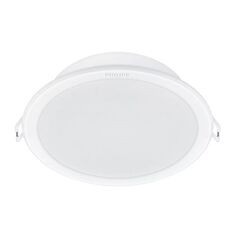 Spot led incastrat philips meson, 12.5w, 900 lm, lumina calda (3000k), ip20, 14cm, alb,  Aplice de exterior | electropc.ro