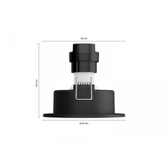 Spot led rgb incastrat philips hue centura, bluetooth, gu10, 5.7w, 350 lm, lumina alba si color (2000-6500k), ip20, 9cm, argintiu,  Aplice de exterior | electropc.ro