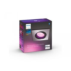 Spot led rgb incastrat philips hue centura, bluetooth, gu10, 5.7w, 350 lm, lumina alba si color (2000-6500k), ip20, 9cm, argintiu,  Aplice de exterior | electropc.ro