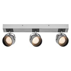Spot led triplu ajustabil ledvance decor jupiter, 16.5w, 1500 lm, lumina calda (3000k), ip20, 500x155x83mm, metal/policarbonat, argintiu,  Spoturi aplicate | electropc.ro
