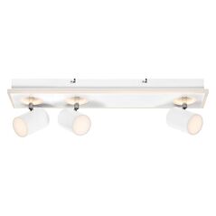 Spot led triplu ajustabil ledvance decor mars, 41w, 3100 lm, lumina calda (3000k), ip20, 558mm, alb, clasa energetica f,  Spoturi aplicate | electropc.ro