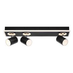 Spot led triplu ajustabil ledvance decor mars, 41w, 3100 lm, lumina calda (3000k), ip20, 558mm, negru, clasa energetica f,  Spoturi aplicate | electropc.ro