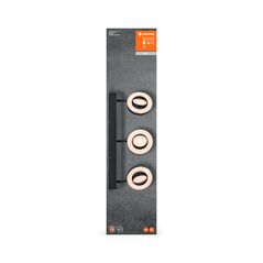 Spot led triplu ajustabil ledvance decor saturn, 29w, 3270 lm, lumina alba (3000k-6500k), ip20, 666mm, negru, clasa energetica f,  Spoturi aplicate | electropc.ro