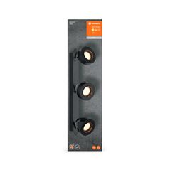 Spot led triplu ajustabil ledvance decor venus, 16w, 1500 lm, lumina calda (3000k), ip20, 500mm, negru, clasa energetica f,  Spoturi aplicate | electropc.ro