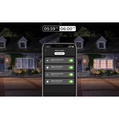Stalp led pentru exterior philips hue lucca, 1xe27, 9w (60w), 806 lm, lumina calda (2700k), ip44, 400x142mm, antracit,  Aplice de exterior | electropc.ro