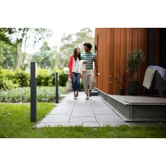 Stalp led pentru exterior philips stratosphere, 3.8w, 800 lm, lumina neutra (4000k), ip44, 770x60x76mm, antracit,  Aplice de exterior | electropc.ro