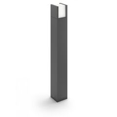 Stalp led pentru iluminat exterior philips arbour, 6w (47w), 600 lm, lumina calda (2700k), ip44, 770x100mm, antracit,  Aplice de exterior | electropc.ro