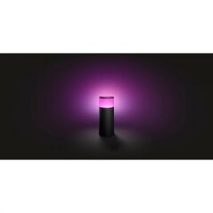 Stalp led rgb extensie pentru iluminat exterior philips hue calla, 8w (49w), 590 lm, lumina alba si color (2000-6500k), ip44, 252x104mm, negru,  Aplice de exterior | electropc.ro