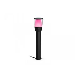 Stalp led rgb pentru iluminat exterior wiz connected elpas bollard, 4.8w, 400 lm, lumina alba si color (2700-5000k), ip65, 52x11cm, negru,  Aplice de exterior | electropc.ro