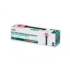 Stalp led rgb pentru iluminat exterior wiz connected elpas bollard, 4.8w, 400 lm, lumina alba si color (2700-5000k), ip65, 52x11cm, negru,  Aplice de exterior | electropc.ro