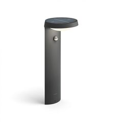 Stalp led solar pentru exterior cu senzor de miscare philips tyla, 1.2w, 4v, 255 lm, lumina calda (3000k), ip44, 400x160mm, antracit,  Aplice de exterior | electropc.ro