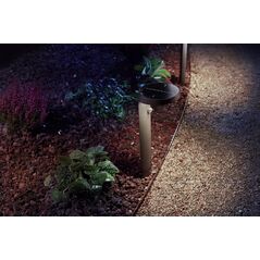 Stalp led solar pentru exterior cu senzor de miscare philips tyla, 1.2w, 4v, 255 lm, lumina neutra (4000k), ip44, 400x160mm, antracit,  Aplice de exterior | electropc.ro