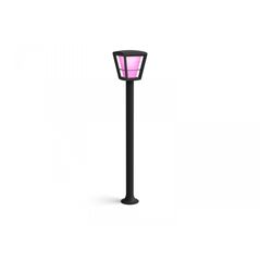 Stalp tip felinar led rgb pentru exterior philips hue econic, 15w (79w), 1150 lm, lumina alba si color (2000-6500k), ip44, 1000x163mm, negru,  Aplice de exterior | electropc.ro