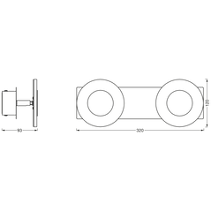 Aplica led inteligenta pentru baie ledvance smart+ wifi orbis wave 320, 15w, 1400 lm, lumina alba (3000-6500k), ip44, 320x93x120mm, metal, argintiu,  Lampi de interior | electropc.ro
