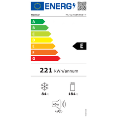 Combina frigorifica heinner hc-v2701bkwde++,  Combine frigorifice | electropc.ro