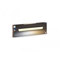 Panou led philips hue aurelle rec, bluetooth, 39w, 3750 lm, lumina alba (2200-6500k), ip20, 120x30x4.6cm, aluminiu, negru, intrerupator cu variator inclus,  Lampi de interior | electropc.ro