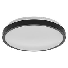 Plafoniera led pentru baie ledvance orbis disc black, 18w, 2200 lm, lumina alba (3000-4000k), ip44, Ø300x47mm, aluminiu/metal, negru,  Lampi de interior | electropc.ro