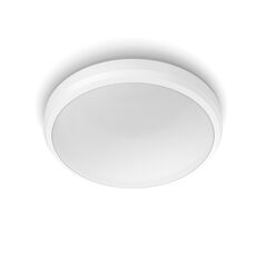 Plafoniera led philips doris cl257, 6w, 640 lm, lumina neutra (4000k), ip44, 22cm, alb,  Lampi de interior | electropc.ro