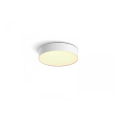 Plafoniera led philips hue enrave, bluetooth, 9.6w, 1220 lm, lumina alba (2200-6500k), ip20, 26.1cm, alb, intrerupator cu variator inclus,  Lampi de interior | electropc.ro