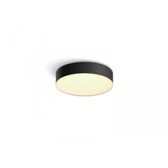 Plafoniera led philips hue enrave, bluetooth, 9.6w, 1220 lm, lumina alba (2200-6500k), ip20, 26.1cm, negru, intrerupator cu variator inclus,  Lampi de interior | electropc.ro
