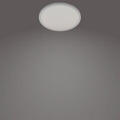 Plafoniera led philips superslim cl550, 3 trepte de intensitate, 15w, 1500 lm, lumina neutra (4000k), ip20, 25cm, alb,  Lampi de interior | electropc.ro