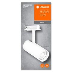 Spot led pe sina ledvance tracklight l cylinder, 1xgu10 (neinclus), max 35w, ip20, reglabil, Ø55x140mm, alb,  Lampi de interior | electropc.ro