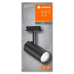 Spot led pe sina ledvance tracklight l cylinder, 1xgu10 (neinclus), max 35w, ip20, reglabil, Ø55x140mm, negru,  Lampi de interior | electropc.ro