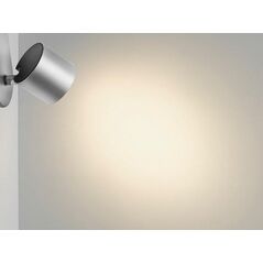 Spot led philips myliving star, 4.5w, 500 lm, lumina calda (2700k), ip20, 11cm, metal, argintiu,  Lampi de interior | electropc.ro