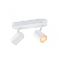 Spot led rgb wiz imageo, wi-fi, bluetooth, 2x4.9w, 690 lm, lumina alba si color (2200-6500k), ip20, metal, alb,  Lampi de interior | electropc.ro