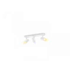 Spot led rgb wiz imageo, wi-fi, bluetooth, 3x4.9w, 1035 lm, lumina alba si color (2700-6500k), ip20, metal, alb,  Lampi de interior | electropc.ro