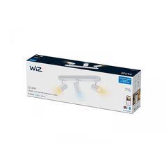 Spot led rgb wiz imageo, wi-fi, bluetooth, 3x4.9w, 1035 lm, lumina alba si color (2700-6500k), ip20, metal, alb,  Lampi de interior | electropc.ro