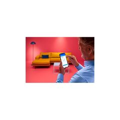 Spot led rgb wiz imageo, wi-fi, bluetooth, control vocal, 3xgu10, 3x5w, 1035 lm, lumina alba si color (2200-6500k), ip20, 12.3x21cm, metal, alb,  Lampi de interior | electropc.ro