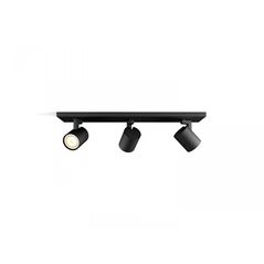 Spot led triplu philips hue runner, bluetooth, 3xgu10, 3x5.5w, 1050 lm, lumina alba (2200-6500k), ip20, 48 cm, metal, negru, intrerupator cu variator inclus,  Lampi de interior | electropc.ro