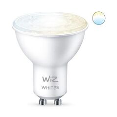 Bec led inteligent wiz connected whites, wi-fi, gu10, 4.9w (50w), 345 lm, lumina alba (2700-6500k), compatibil google assistant/alexa/siri,  Becuri si Tuburi LED | electropc.ro