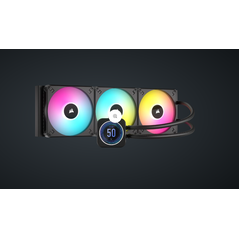 Corsair liquid cooler icue h170i elite lcd xt  radiator material aluminum corsair icue compatibility yes tubing length 450mm coldplate dimensions 56x56mm tubing material black sleeved low-permeation rubber screen size 2.1" native resolution 480x480 max re,  Ventilatoare carcasa | electropc.ro