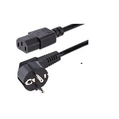 External power cable, european ac power cable, 250 v, 10 a, 3 m, 3 x 1.0 mm ^ 2 black, pfsm, h05vvf 3 x 1.0 mm ^ 2b, c13sf,  Accesorii switch-uri | electropc.ro