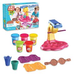 Pasta modelatoare 280 gr, inghetata,  Jocuri educative | electropc.ro