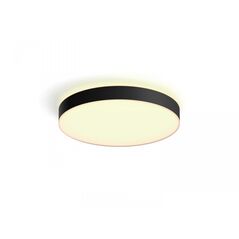 Plafoniera led philips hue enrave, bluetooth, 48w, 4750 lm, lumina alba (2200-6500k), ip20, 55.1cm, negru, intrerupator cu variator inclus,  Lampi de interior | electropc.ro