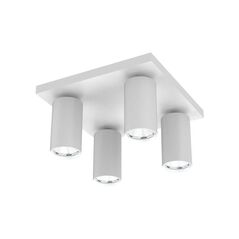 Spot cvadruplu vivalux square white lux, 4xgu10, max. 4x35w, ip20 ,220x120mm, alb, becuri neincluse,  Lampi de interior | electropc.ro