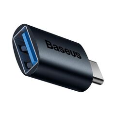 Adaptor baseus ingenuity series mini otg, usb type-c (t) to usb 3.1 (m), corp metalic, negru,  Cabluri periferice | electropc.ro