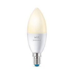 Bec led inteligent wiz connected dimmable c37, wi-fi, e14, 4.9w (40w) ,470 lm, lumina calda (2700k), dimabil, compatibil google assistant/alexa/siri,  Becuri si Tuburi LED | electropc.ro