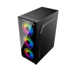 Carcasa pro gaming element mid tower argb negru,  Carcase | electropc.ro