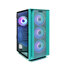 Carcasa pro gaming jungle mid tower argb cyan,  Carcase | electropc.ro