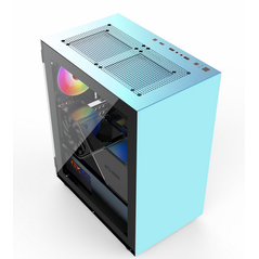 Carcasa pro gaming myrmidon argb mini tower verde,  Carcase | electropc.ro