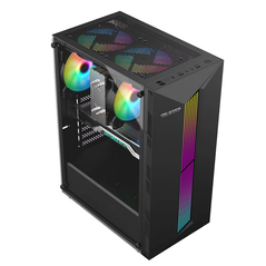 Carcasa pro gaming scar mid tower negru,  Carcase | electropc.ro
